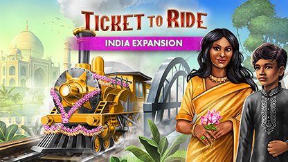 Ticket to Ride: India Expansion
