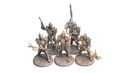 Khra - The Black Halberdiers